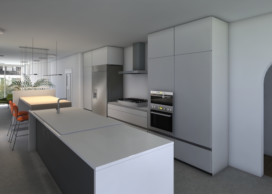 One Floor APR 15 - alt kitchen Design Rendering