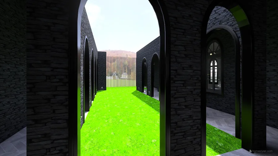 Corridor 3d design renderings