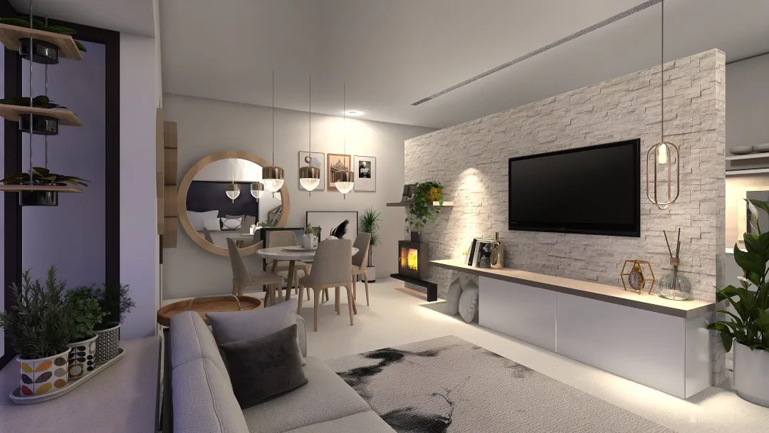 Casa Moderno 3d design renderings