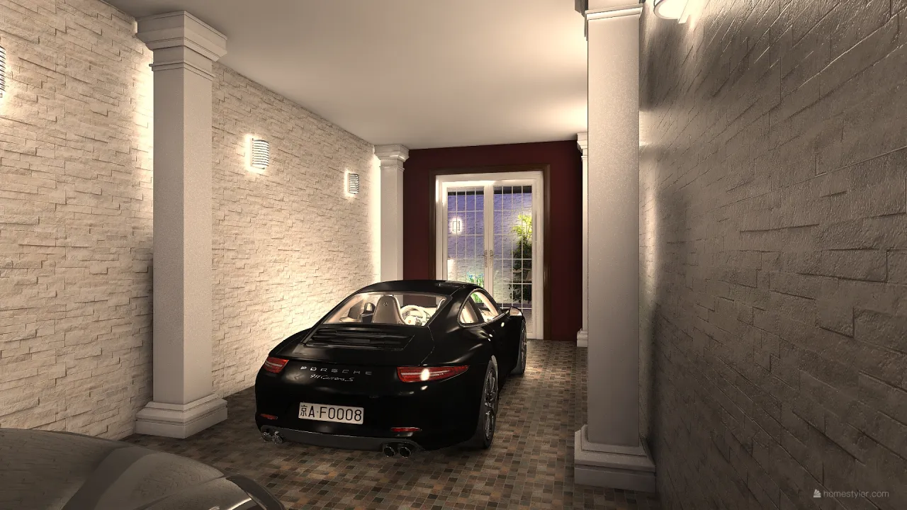 Casa moderna y rustica 3d design renderings