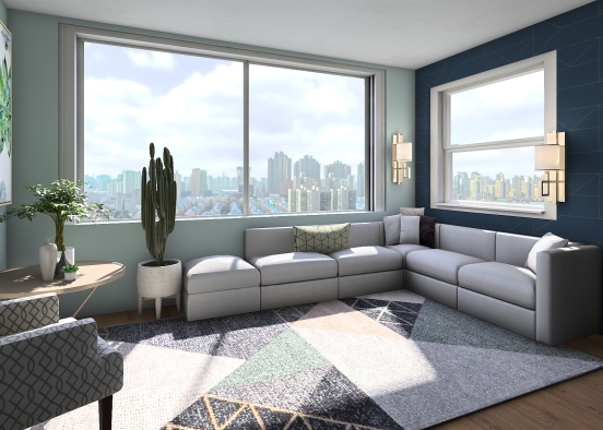 .downtown apartment. Design Rendering