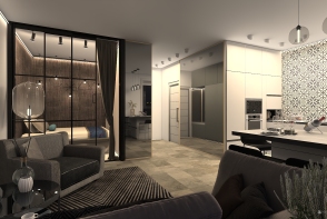 1 bedroom appart Design Rendering