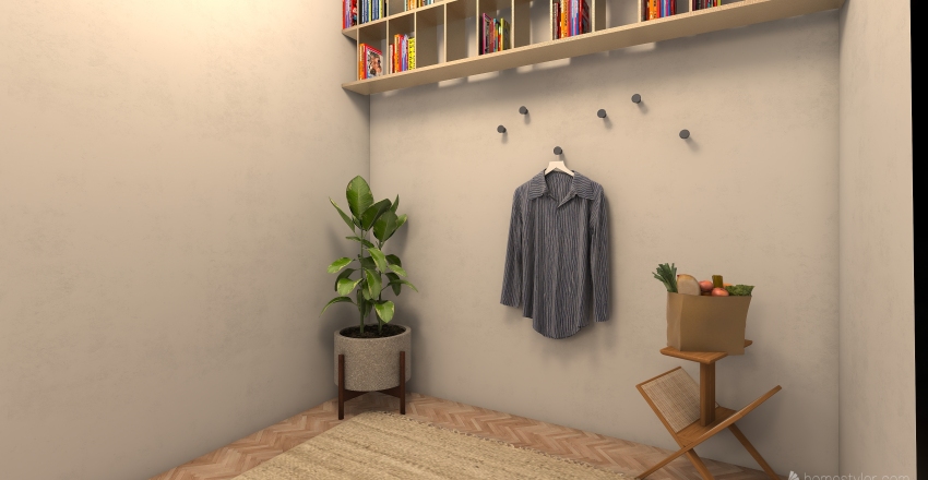 Nordic naturelle Interior Design Render