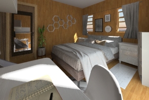 Wood Room Design Rendering