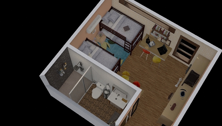 Girl's Dorm 3d design picture 29.58