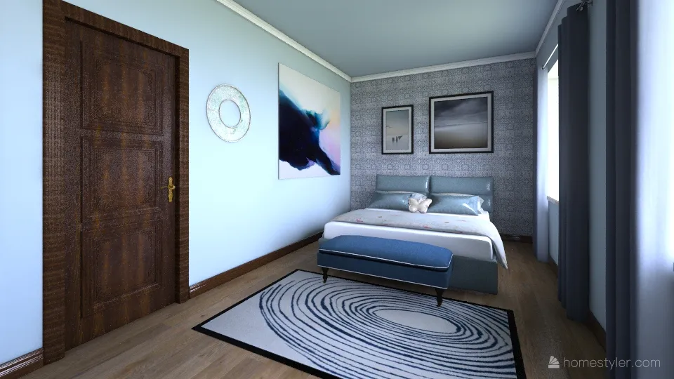 2-х комнатная Квартира 3d design renderings
