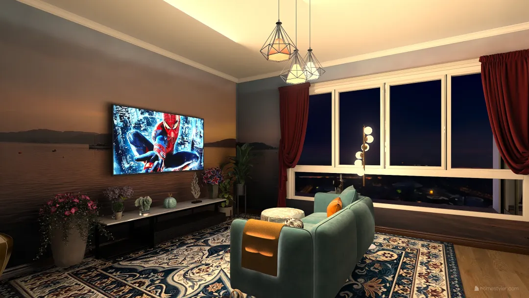Cosy little home 3d design renderings