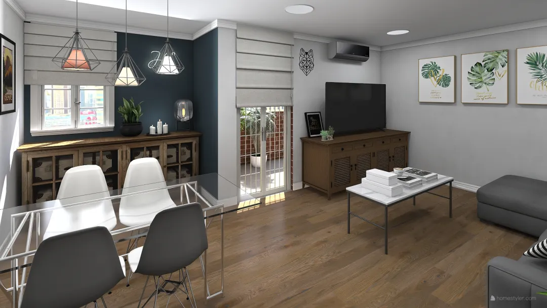 Functional apartment 3d design renderings