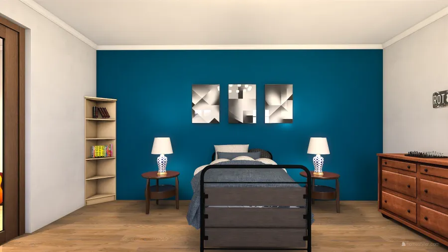 Bedroom Two 3d design renderings