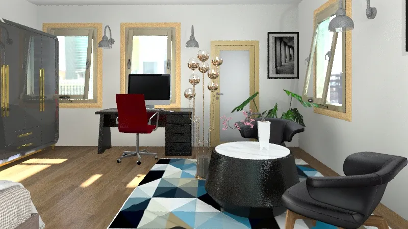 7A Bedroom 3d design renderings