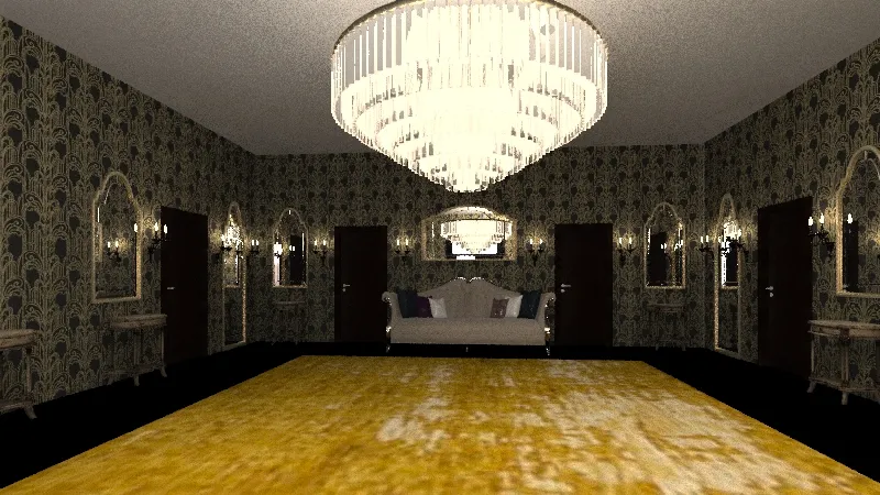 Ballroom 3d design renderings