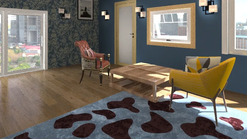 7D Bedroom 3d design renderings