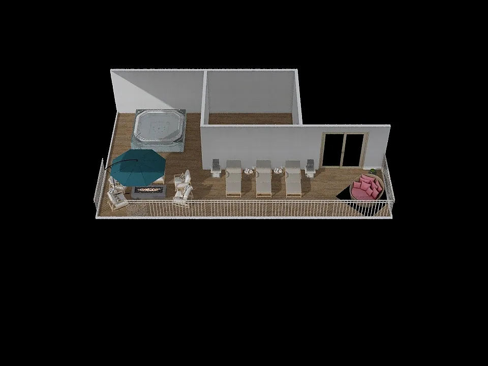 Schwein Porch 3d design renderings