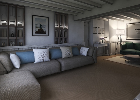 Lucy lounge Design Rendering