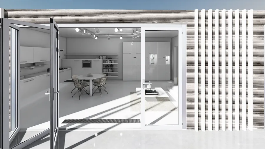 Bauhaus Modern White Grey Black Aucun 3d design renderings