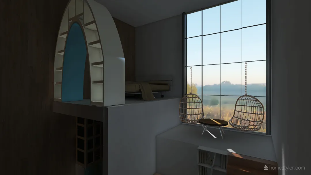 cabin in the woods 3d design renderings
