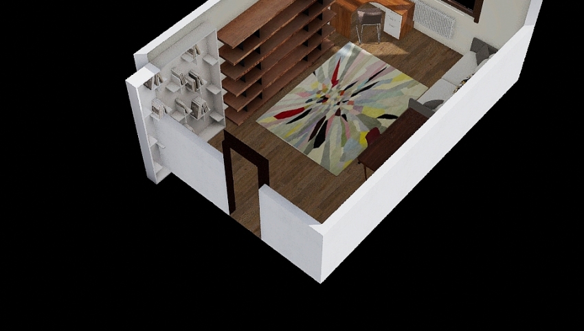 Student Room 3d design picture 24.18
