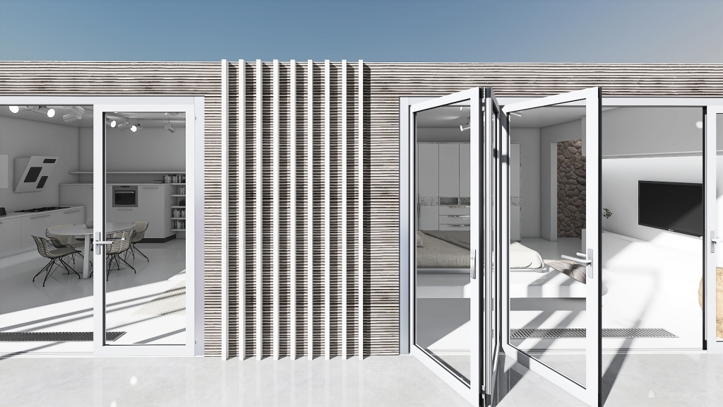 Bauhaus Modern White Grey Black Aucun 3d design renderings