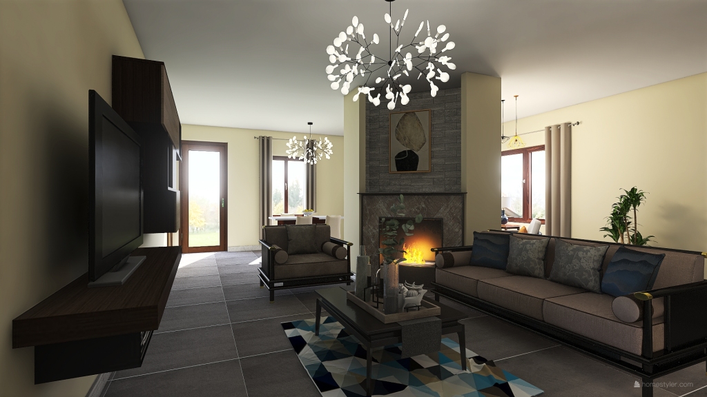 Villa Rurale 3d design renderings