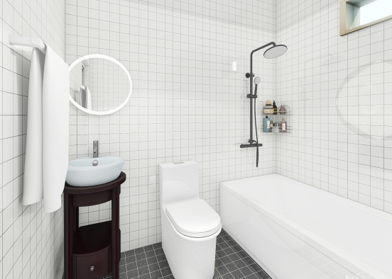 new bathroom Design Rendering