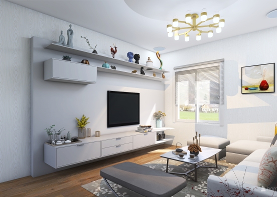 Living room Design Design Rendering