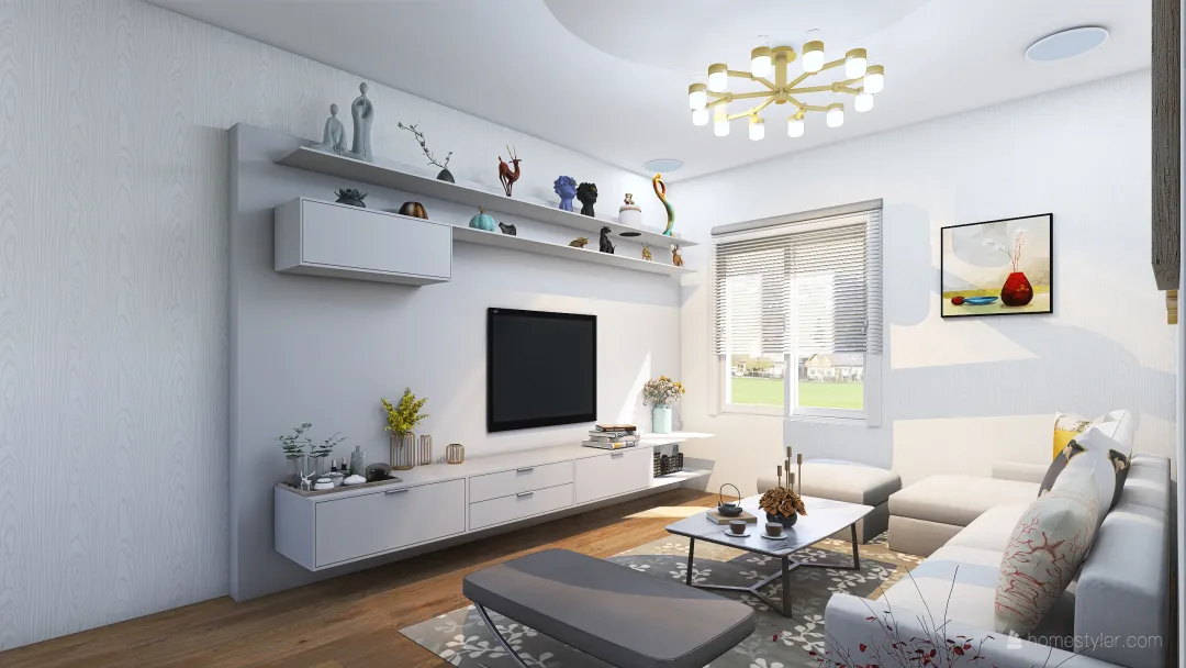 Living room Design 3d design renderings