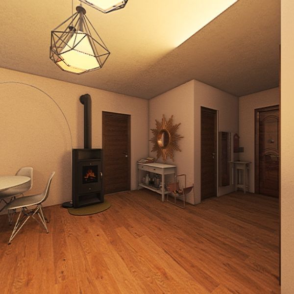 appartamento rosa pastello 3d design renderings