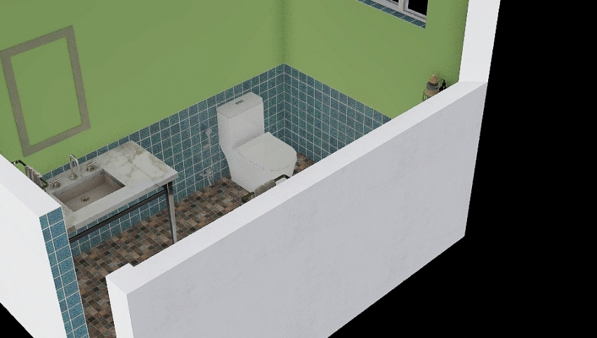 Toilet 3d design picture 6.27