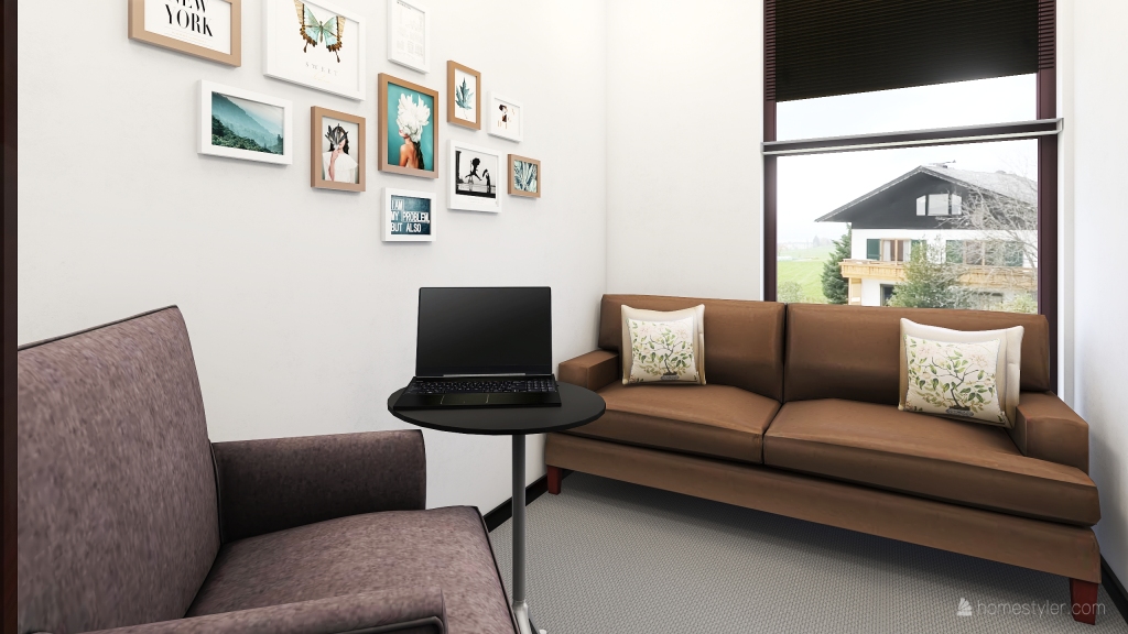 Trish office 3d design renderings