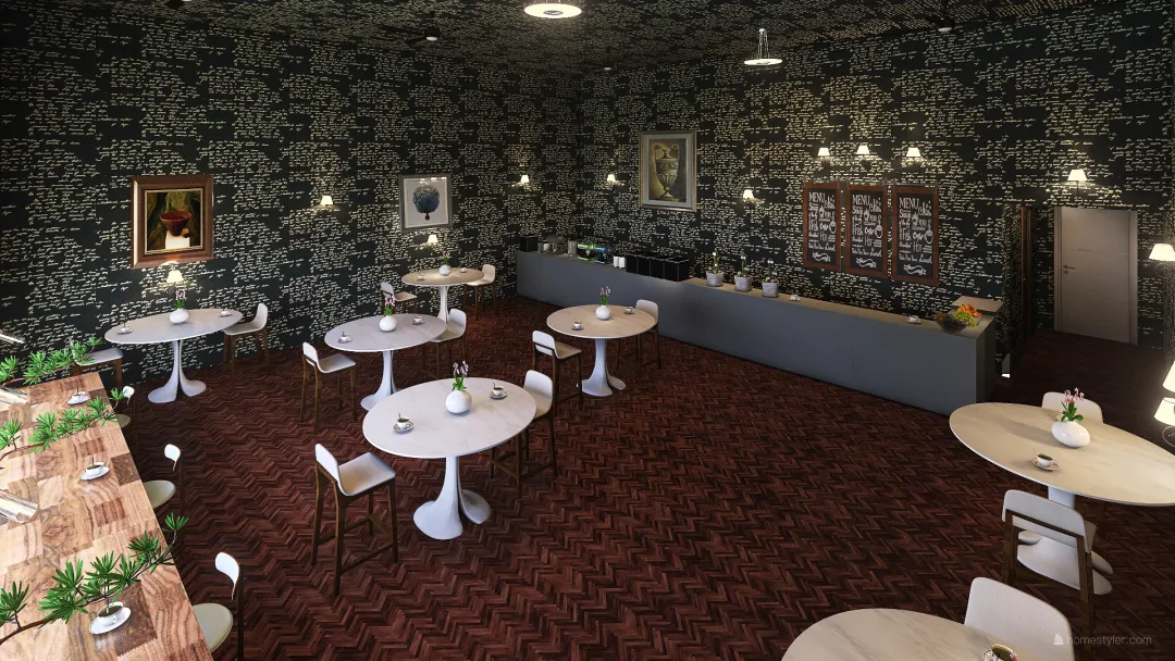 Coffee House PC 1 3d design renderings