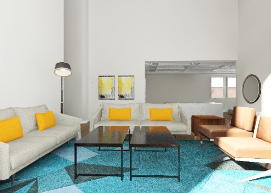 Kally Living Room Design Rendering
