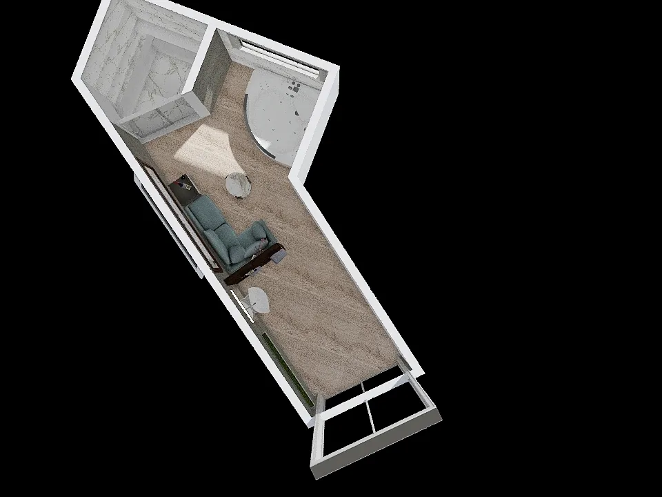 terraza sauna 3d design renderings
