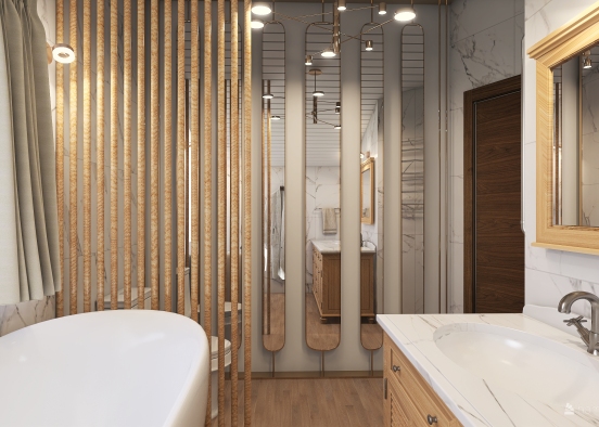 Аркасы ванная комната 2-й этаж Design Rendering