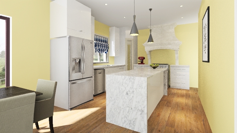 Kristal's Kitchen 2 3d design renderings