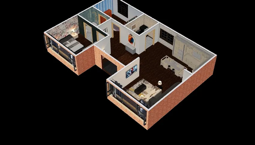 1500 sq ft house  3d design picture 145.13
