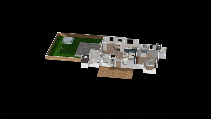 2 bedroom house 3d design picture 512.41