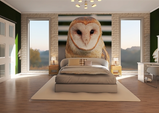 Barn owl bedroom Design Rendering