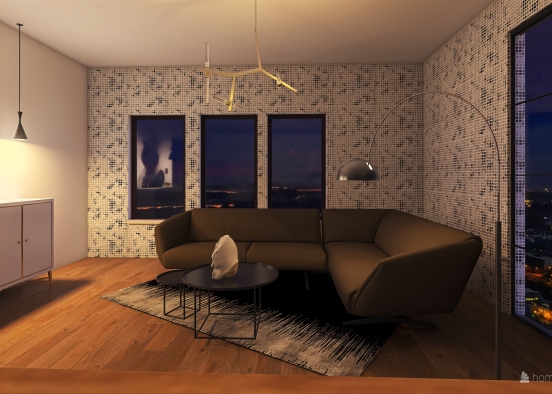 Minimal + Modern Apartment  Design Rendering
