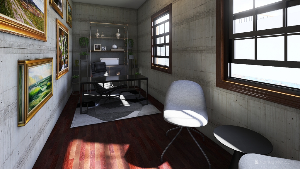 Office1 3d design renderings