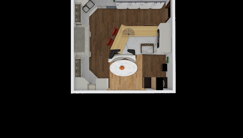 29 м.кв кухня 3d design picture 30.82