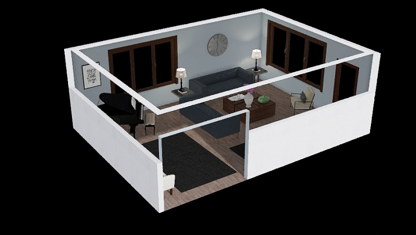 Hailey's Living Rom 3d design picture 43.78