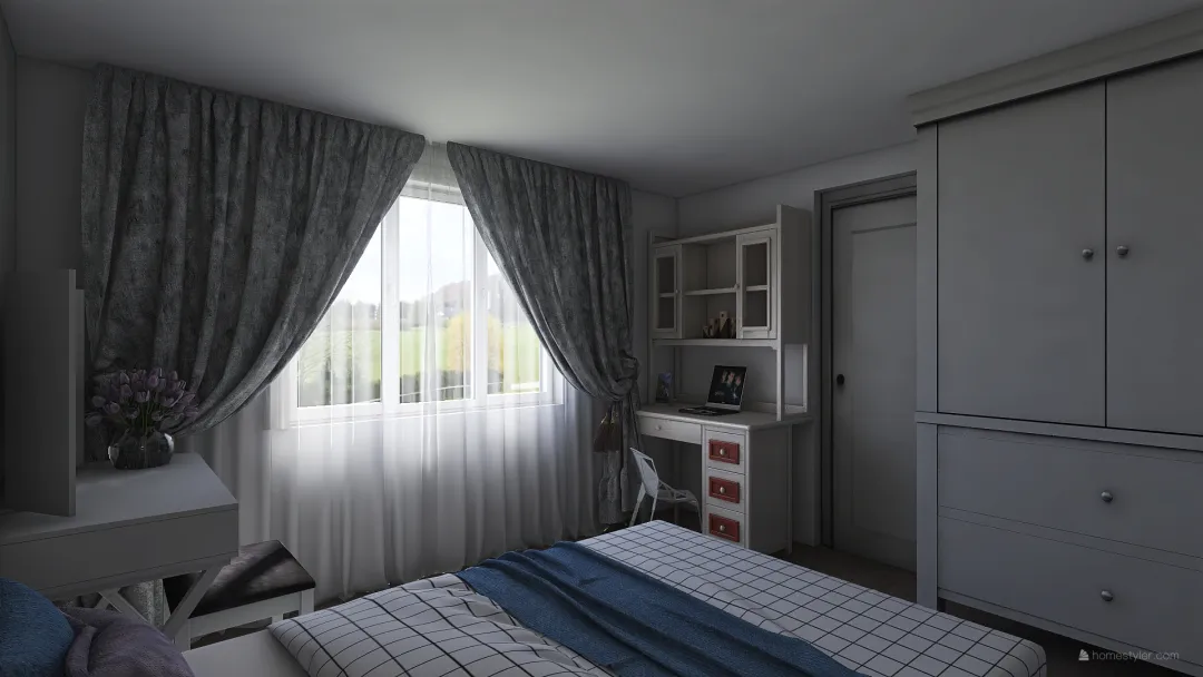 комната для девушки 2 3d design renderings