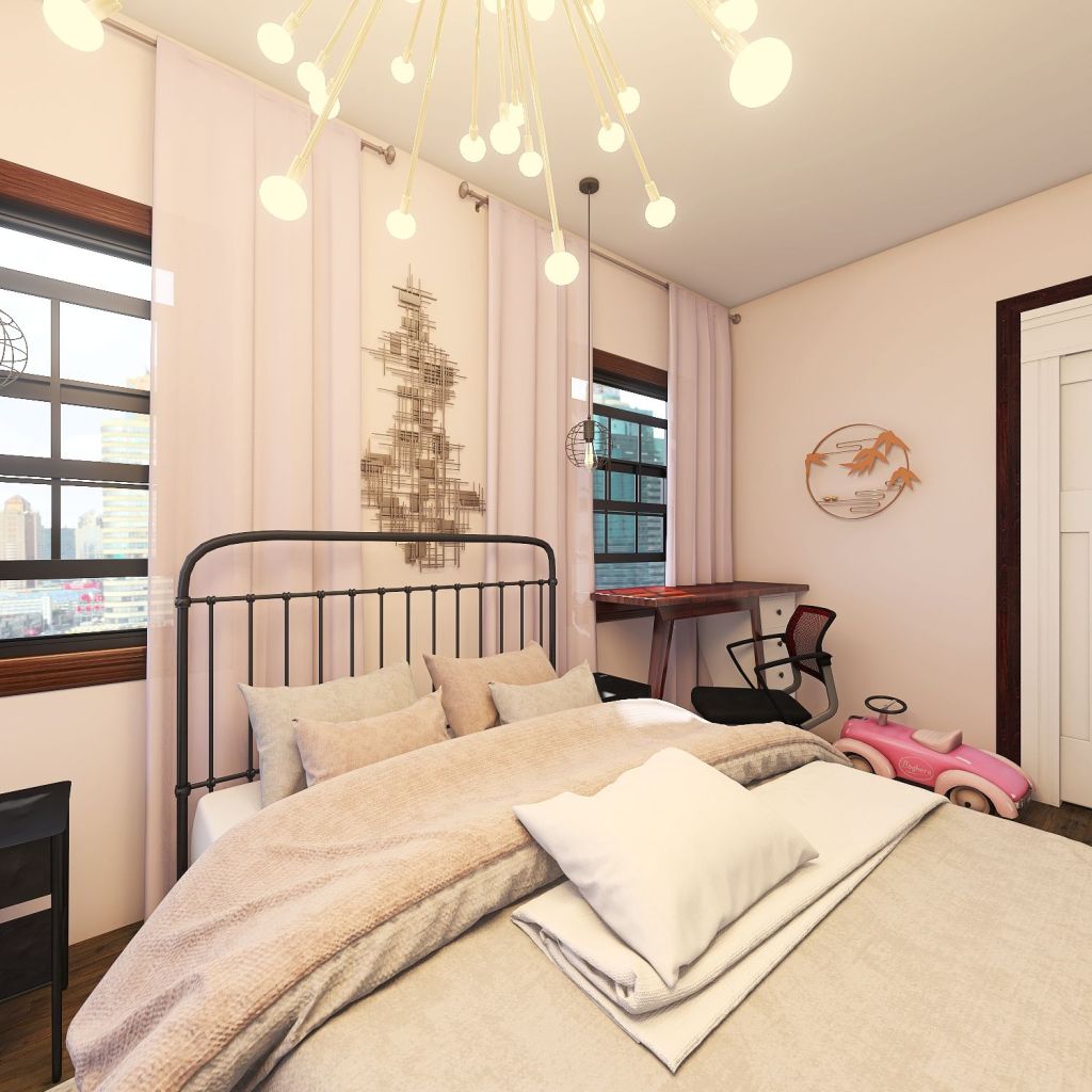Bedroom4 3d design renderings