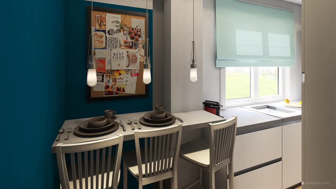 cucina LELA 3d design renderings