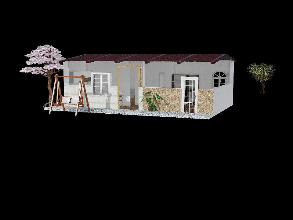 industrial house 3d design renderings