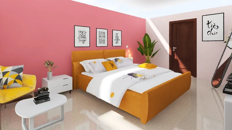 Yaressi's Bedroom 3d design renderings