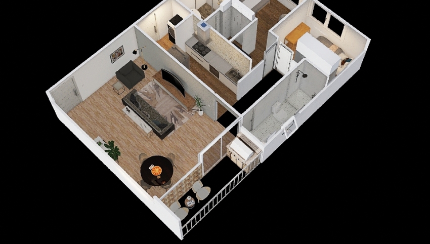 Dream Apartment 3d design picture 85.98