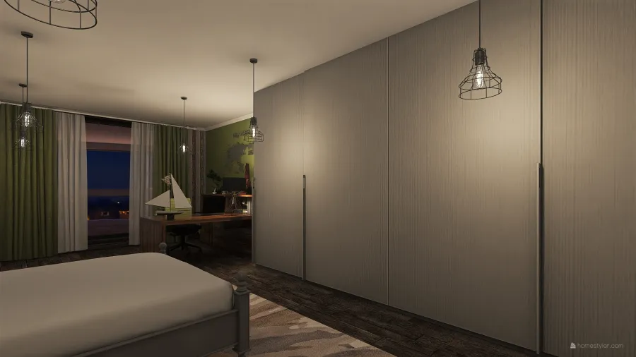 3rd Bedroom 3d design renderings