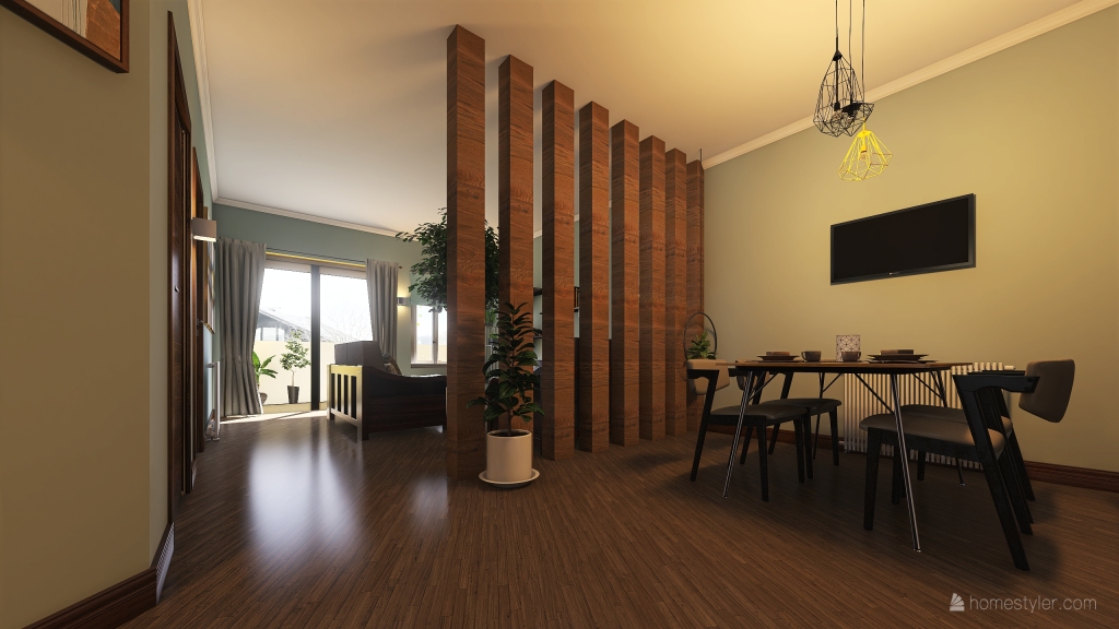 Apartment 21A 3d design renderings