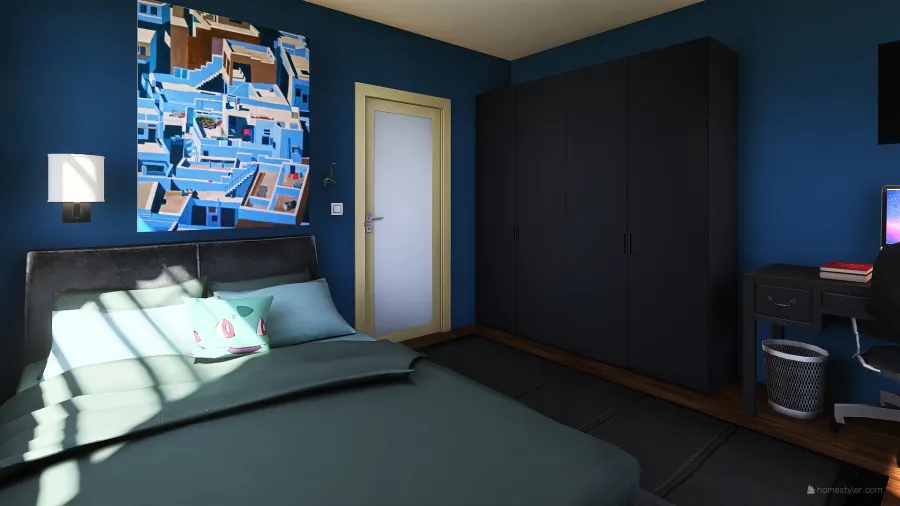 Conor's Room 3d design renderings